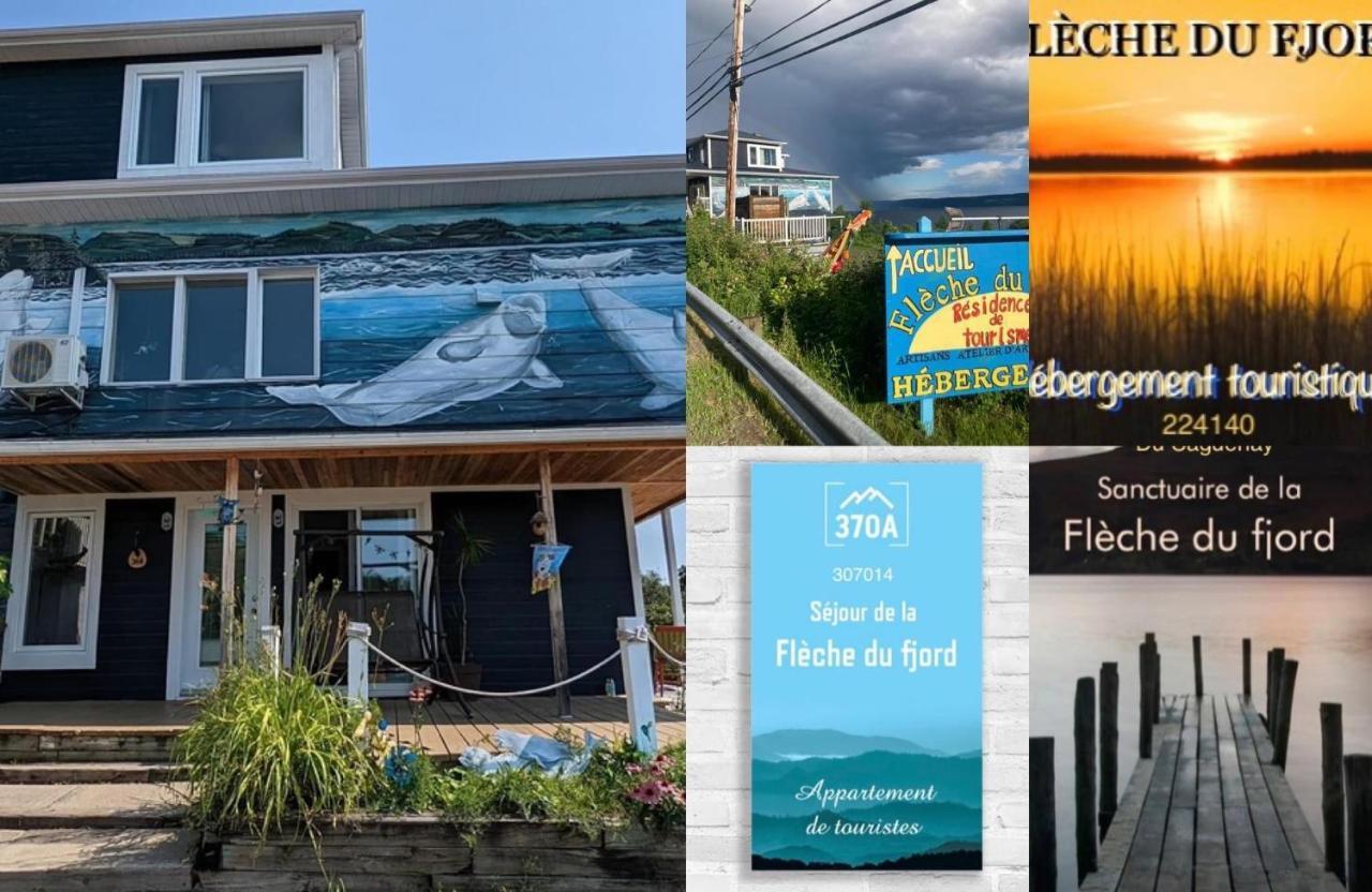 Suite 2 Fleche Du Fjord Vue Saguenay Mont Valin Saint-Fulgence 外观 照片