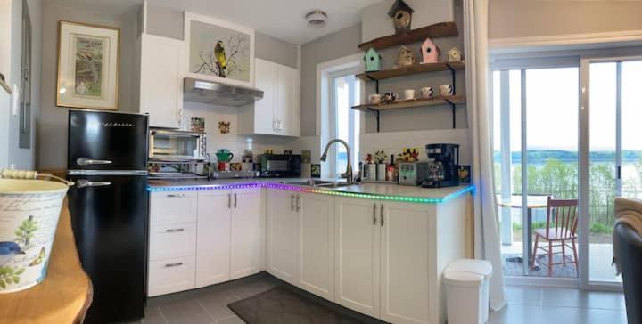 Suite 2 Fleche Du Fjord Vue Saguenay Mont Valin Saint-Fulgence 外观 照片